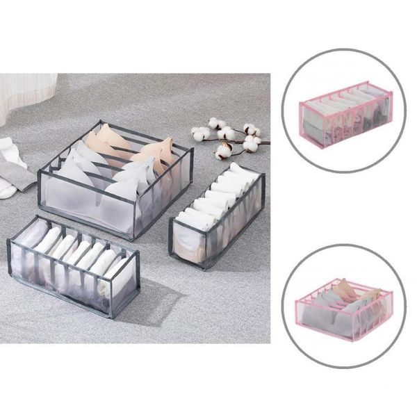 

storage drawers collapsible washable foldable design underwear box for clothes