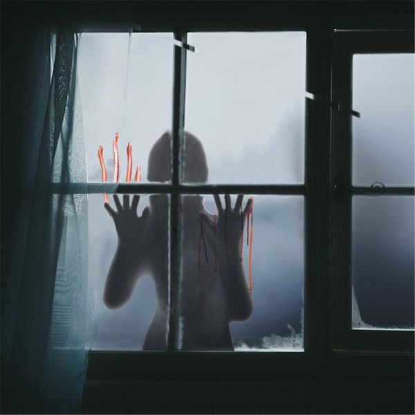 

wall stickers halloween blood handprint ghost wallpaper sticker horror glass window creative haunted house decor 2021 sell