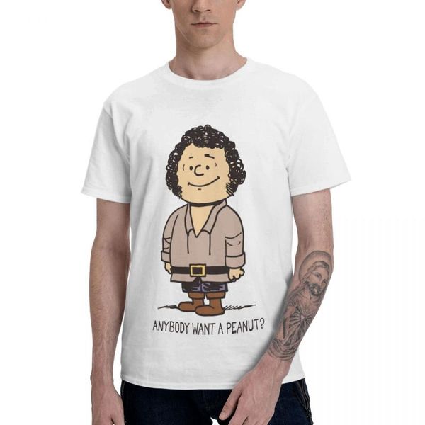 

men's t-shirts anybody want a peanut t shirt 100% cotton crewneck short sleeve oversized gift tees hoodie summer eu size, White;black