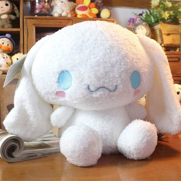 30 centimetri bianco Cinnamorol cane peluche giocattoli farciti animali bambola morbida regalo di compleanno per bambini cartone animato giocattolo anime 220209