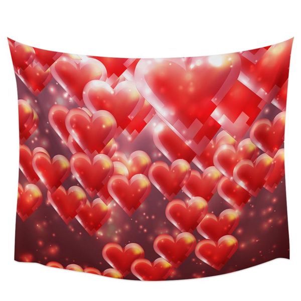 

tapestries love balloon gradient wall tapestry home decor bedroom hanging yoga mat picnic