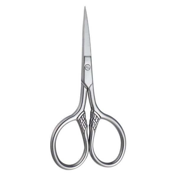 

hair scissors stainless steel mustache trimming shear men beard for facial body (silver)