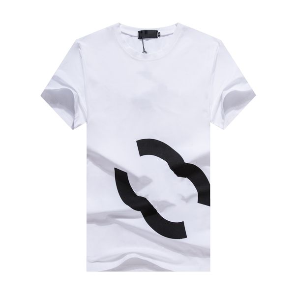 

2021 fashion mens designer t shirt summer letter prints short sleeve couples tees polo size m-3xl#12, White;black