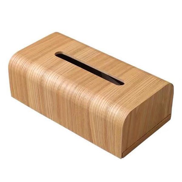 

tissue boxes & napkins 1 pc wooden box decorative napkin simple deskholder