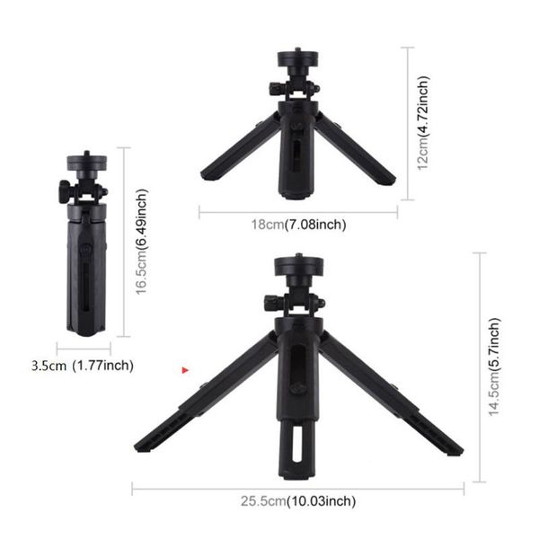 

cell phone mounts & holders removable mini selfie tripod portable tablecamera ball head for dslr mirrorless cameras dv led video smartph