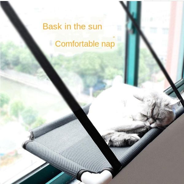 

cat beds & furniture cute pet hanging bearing10kg sunny seat window mount hammock comfortable bed long plush soft