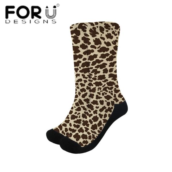 

sports socks forudesigns 2021 women print on demand yoga leopard floral outdoor sport famale non-slip stockings thermosocks, Black