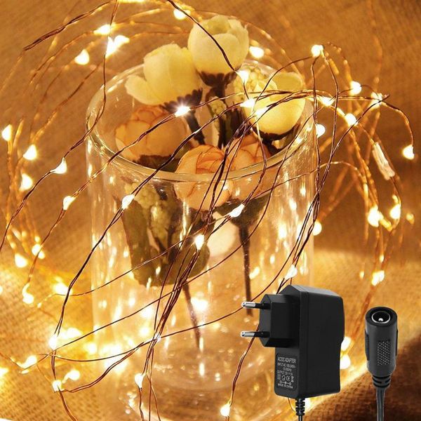 

strings led string lights garland year decorations 2021 outdoor tree garden curtain room home holiday lighting fairy light