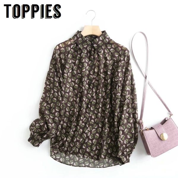 

ies spring long sleeve print blusas women soft blouse casual blouses 210412, White