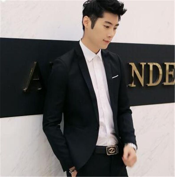 

men's suits & blazers 2021 men s novelty jackets leisure suit coat of cultivate one's morality and down jacket terno masculino kor, White;black