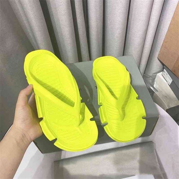 

official website 70% off outlet summer new paris flip flop thick bottom fashion versatile net infrared wear leisure beach clip foot sandals, Black