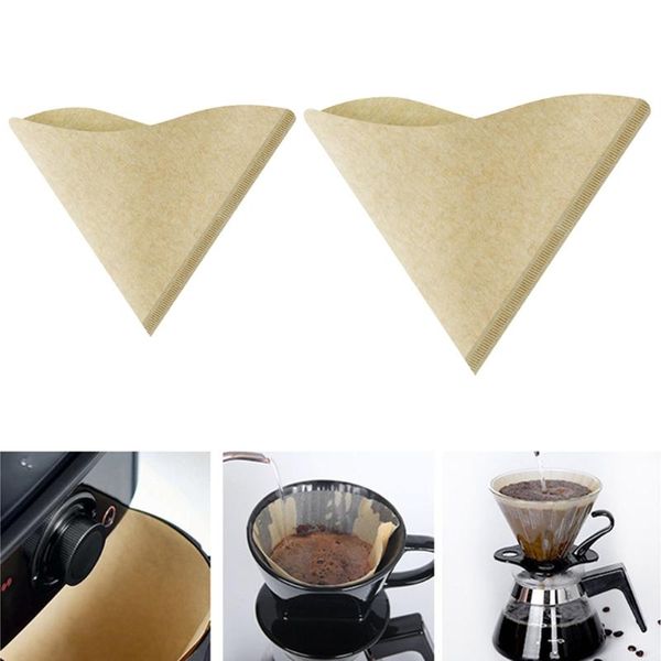 

coffee filters 60 "v" shape cup filter paper espresso machine mocha pot strainer sheet