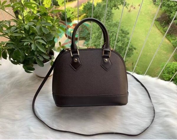 

women alma designer shoulder bags chain messenger bag leather handbags shell wallet purse ladies cosmetic crossbody tote cross qd
