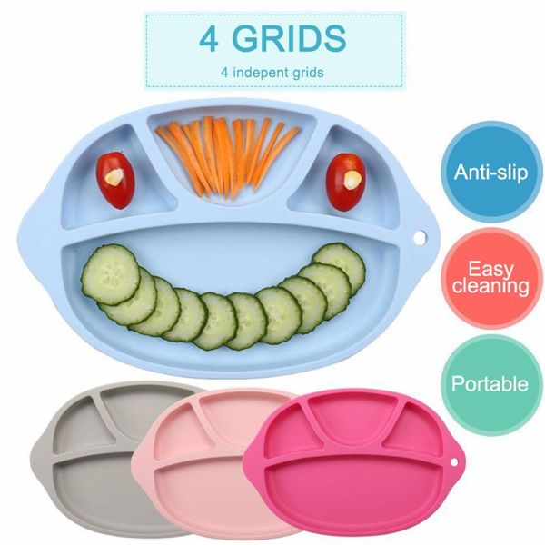 

dishes & plates baby feeding plate grade silicone waterproof kid tableware children