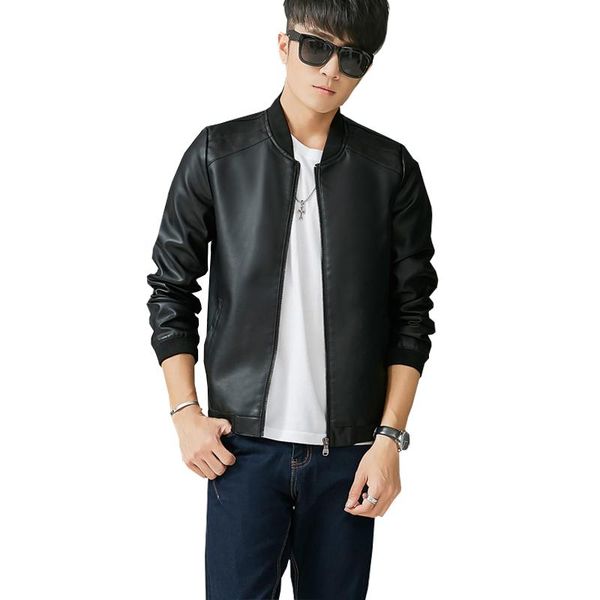 

men's fur & faux arrival casual mens leather suede male jacket red china, Black