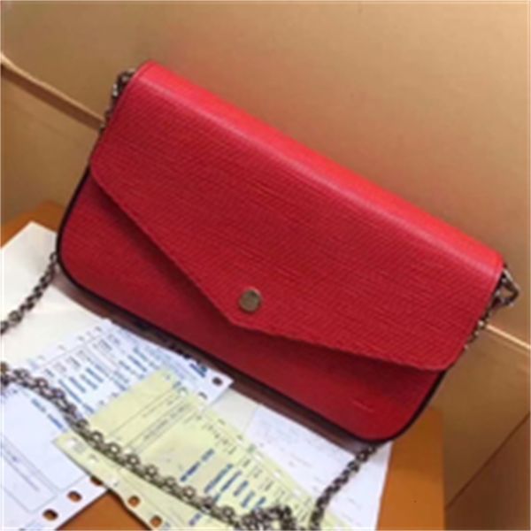 

brand designer luxury 0dpn bghy m61276 classic wild chain bag red women handbags iconic bags handles shoulder bags totes cross body bag