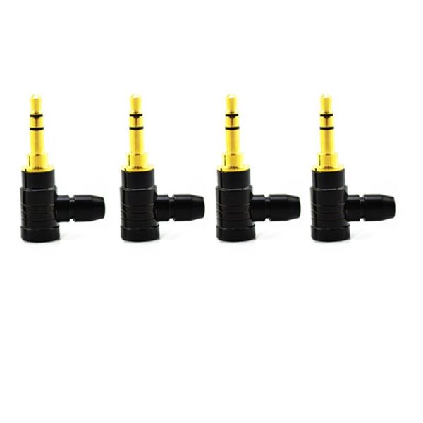 

smart power plugs 3.5 mm audio jack connector adapter gold-plated headphone plug carving stereo headset 50pcs/lots