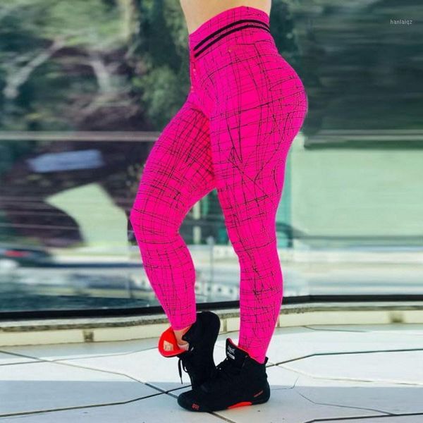

yoga outfit fashion black lines red seamless leggings women stretch large sizes fitness pants training outfits running gym clothing 3xl