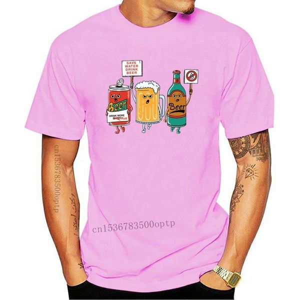 

men's t-shirts beer t-shirt save water drink protest funny alcohol shirt fitness tee, White;black