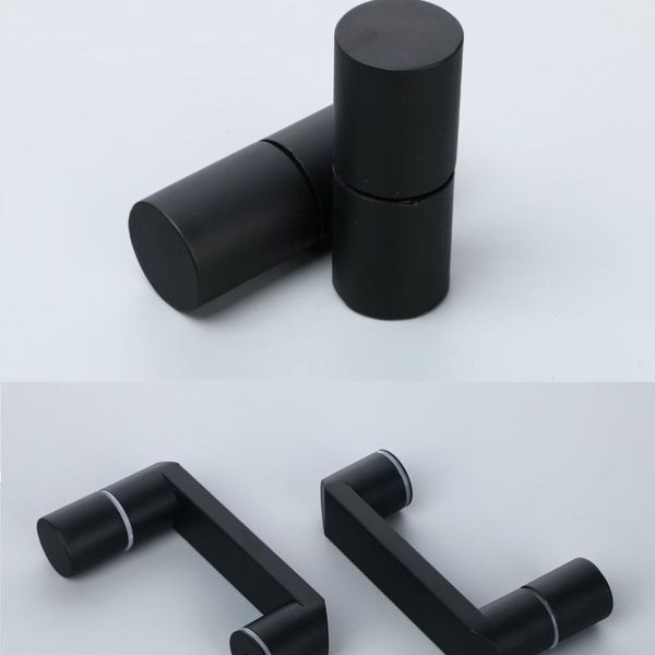 

handles & pulls glass door handle sliding matte black bathroom shower room knobs 145mm