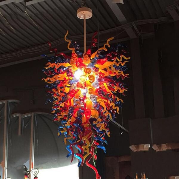 

european led chandelier pendant lamps multi color for dining kitchen room suspension hanging lamp