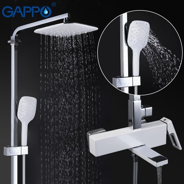 

shower faucets rainfall set wall mounted bathroom mixer tap bathtub waterfall bath tub faucet grifo ducha sets