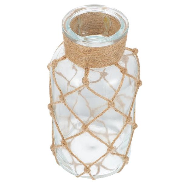 

vases home decor glass vase hydroponic plant holder rope flowers ornament