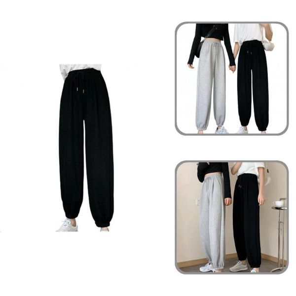 

women's pants & capris sweatpants stylish solid color women gym thickened warm, Black;white