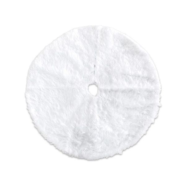 

christmas decorations 78/90/122cm tree skirt white carpet plush base floor mat cover xmas party decoration