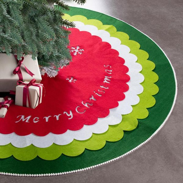 

christmas decorations tree skirt creative bottom apron