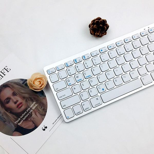 

keyboards wireless bluetooth keyboard ultra-slim convenience fashion for lapdesktablet dq