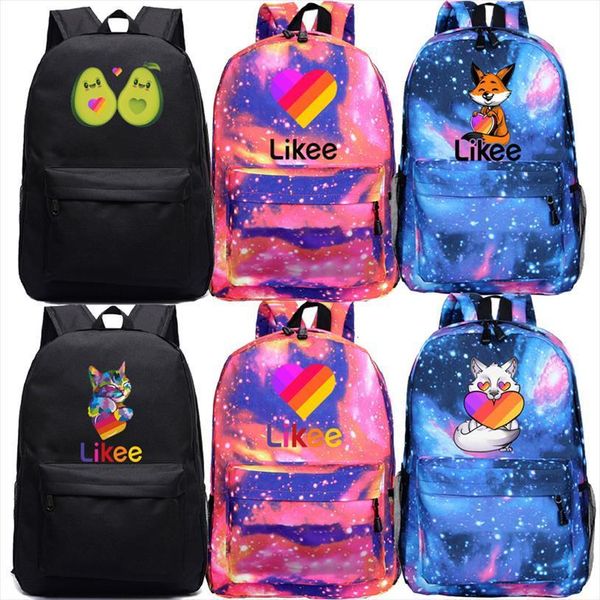 

russia style likee video backpack school bags for teenage girls boys daily kids book casual travel