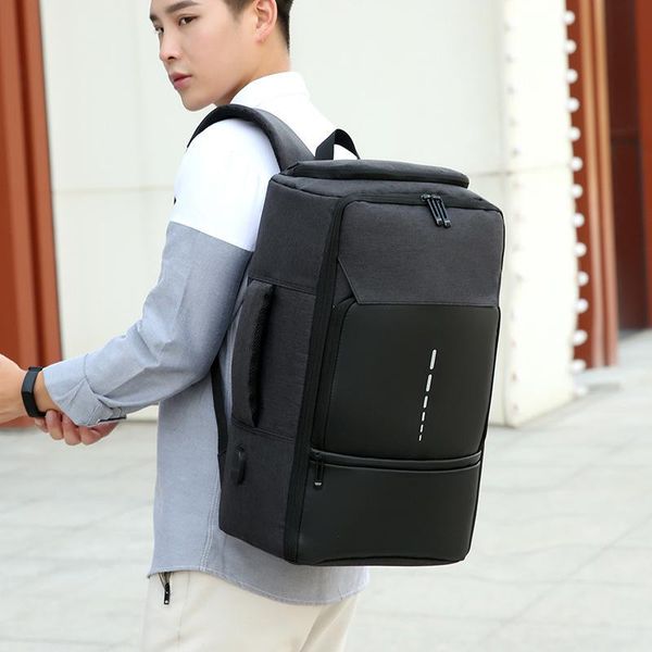 

backpack men's fashion multifunction usb charging men lapbackpacks anti-theft bag for