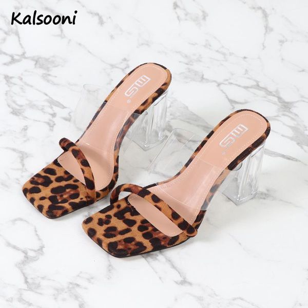 

dress shoes kalsooni 2021 women summer heels middle-heel sandals modern slippers, Black