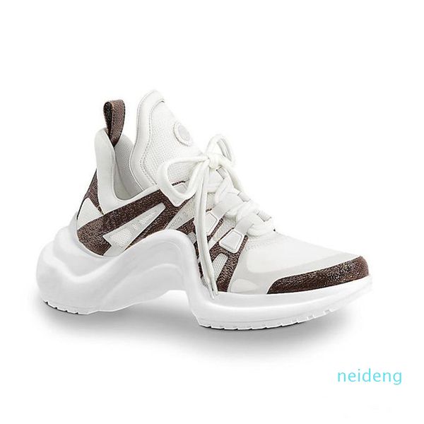 

202 designer luxury woman sports shoes men genuine leather trainers outsole casual shoes fashion thick bottom frenulum climbing runner shoes, Black