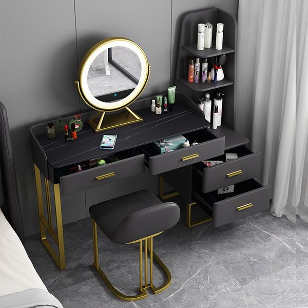 

furniture 1072italian lights luxury tabless rock plate dressing tables storage cabinet integrated bedroom web celebrity ins princess dressin