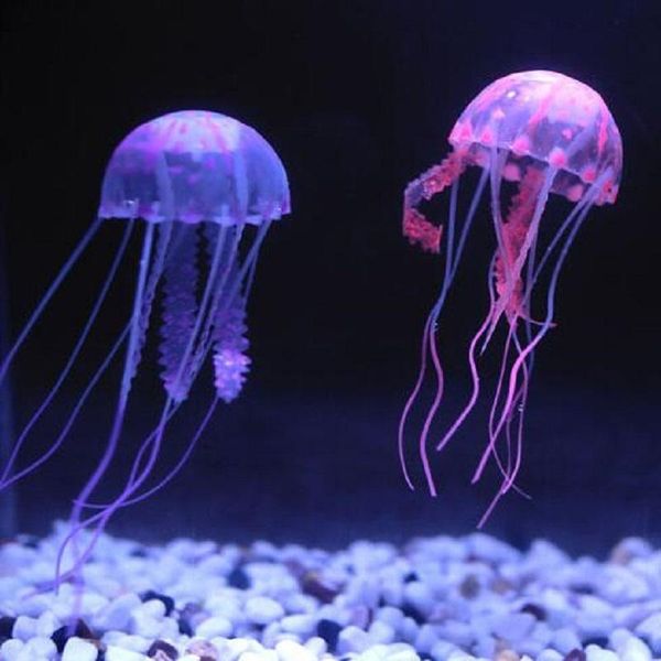 

decorations aquarium decoration silicone simulation jellyfish accessories landscaping fluorescent diameter 5cm
