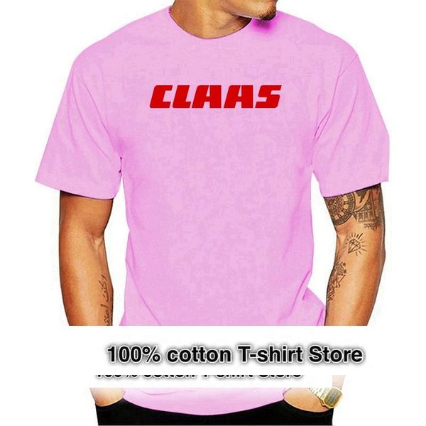 

men's t-shirts claas tractor agriculture logo black t shirt, White;black