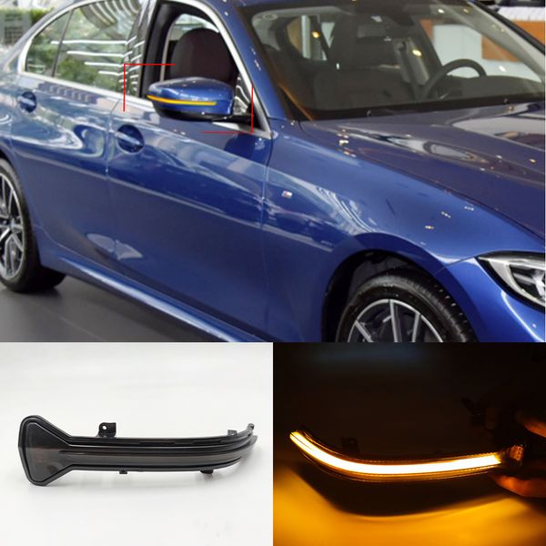 1 Paar für BMW 3er G20 G21 G28 G2X 2019 2020 LED Dynamic Blinker Sequentielle Blinker Leuchte Seitenansichtspiegel Lampe