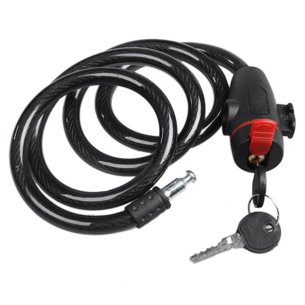 

bike locks bicycle universal wire cable coil portable anti-theft lock car
