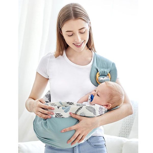 

carriers, slings & backpacks baby wrap sling carrier infant toddler bag fabric cotton floral soft comfortable dual use breast-feeding nursin