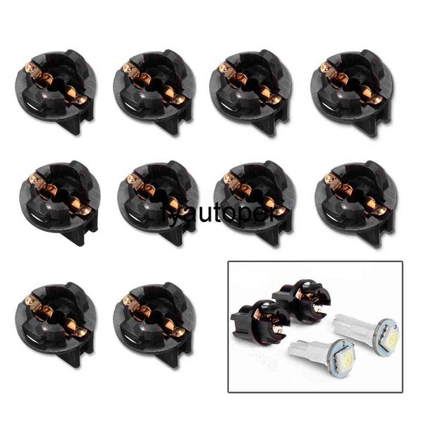 10 pcs Tuning de carro Twist Lock T10 168 192 194 painel de cunha painel de traço luz soquete de base de soquete