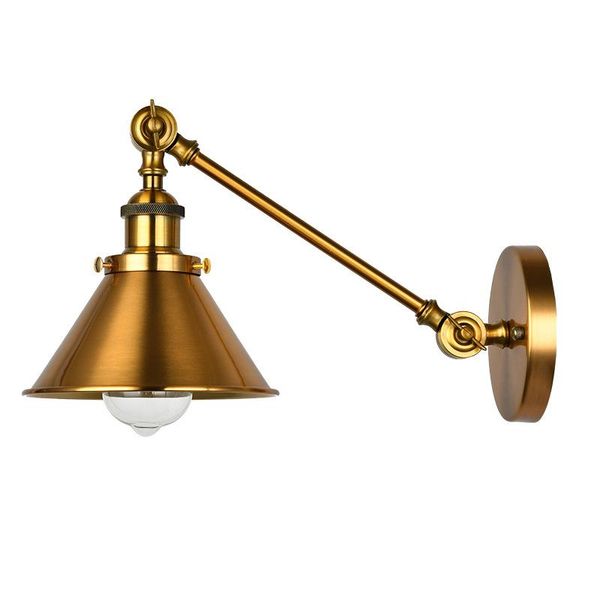 

american style long arm hand bedside study corridor restaurant creative bar coffee shop adjustable wall lamp with switch