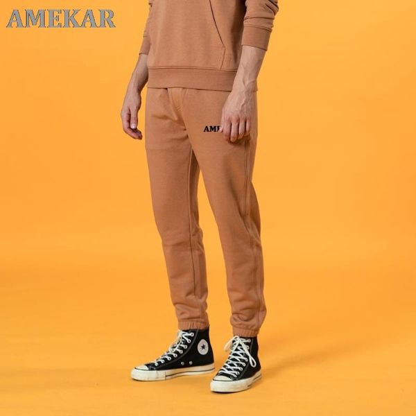 

men's pants 2021 spring winter jogger men drawstring trousers casual comfortable tracksuits plus size gym, Black