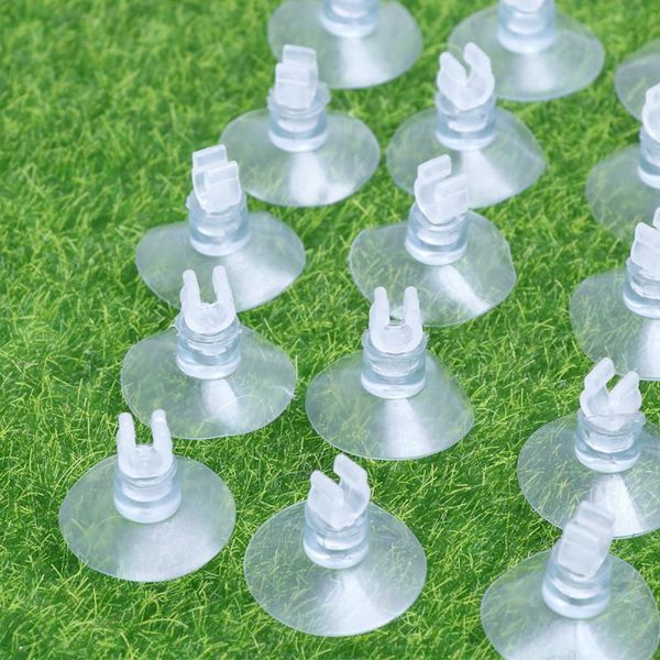 

air pumps & accessories 20pcs 4mm aquarium fish tank suction cups airline pump tube holders clips clamps