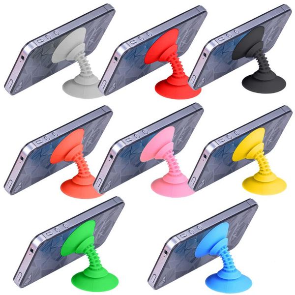 

cell phone mounts & holders mobile double sided silicone suction cup holder universal base