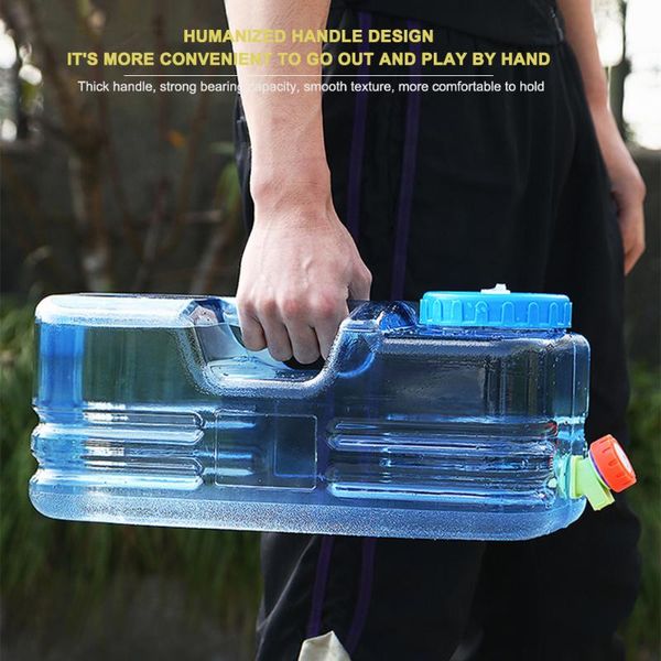 

hydration packs 10l capacity hiking picnic camping water tank food grade car container cube with faucet