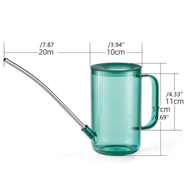 

indoor plastic watering can 1l/34oz long spout flower pot for garden plants equipments