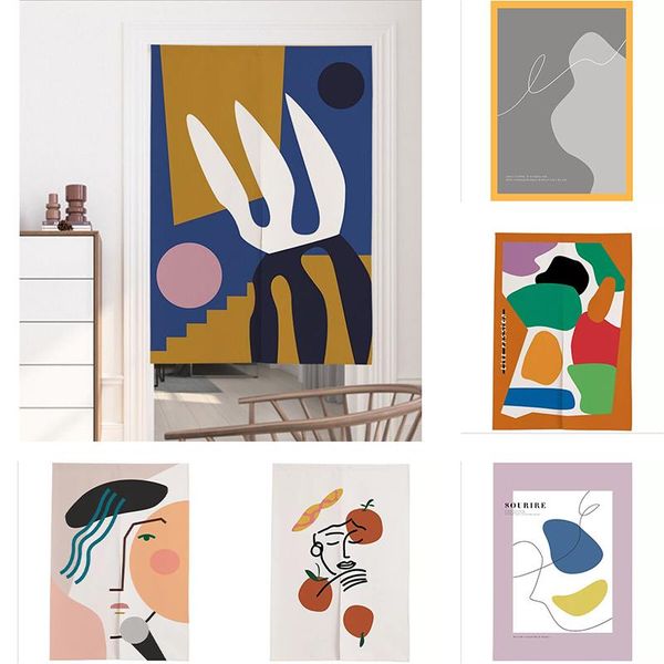 

curtain & drapes japanese bedroom kitchen partition cloth door shower toilet half panel home decoration blackout