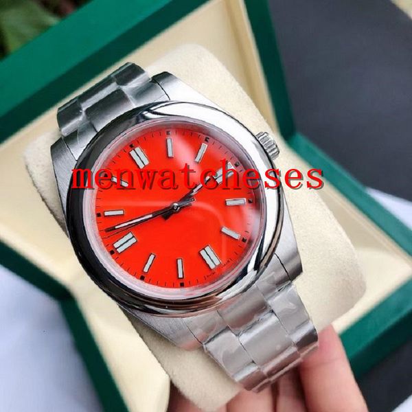

mechanical men's watch automatic watche 2813 movement 316 fine steel super luminous designer watchess, Slivery;brown